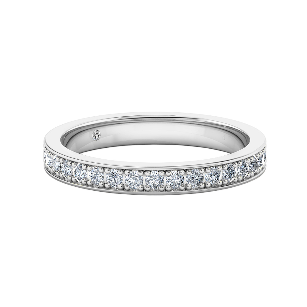 18K White Gold