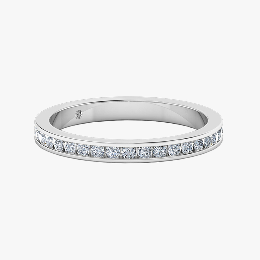 18K White Gold