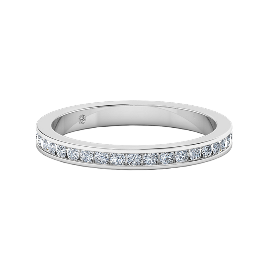 18K White Gold