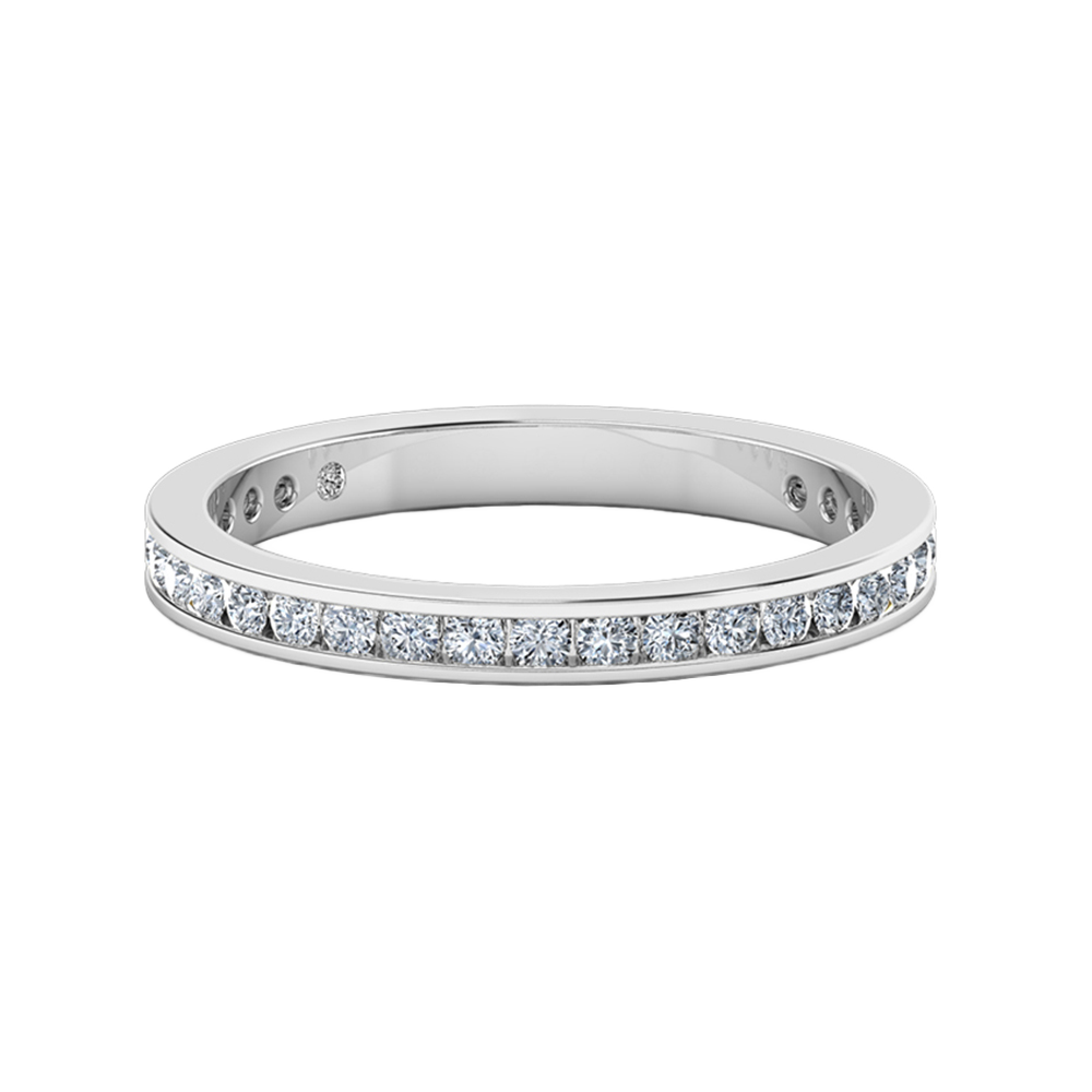 18K White Gold