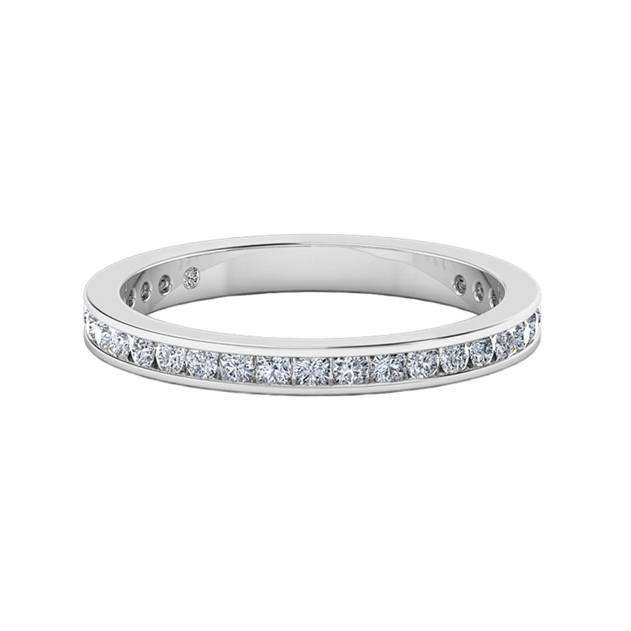 18K White Gold