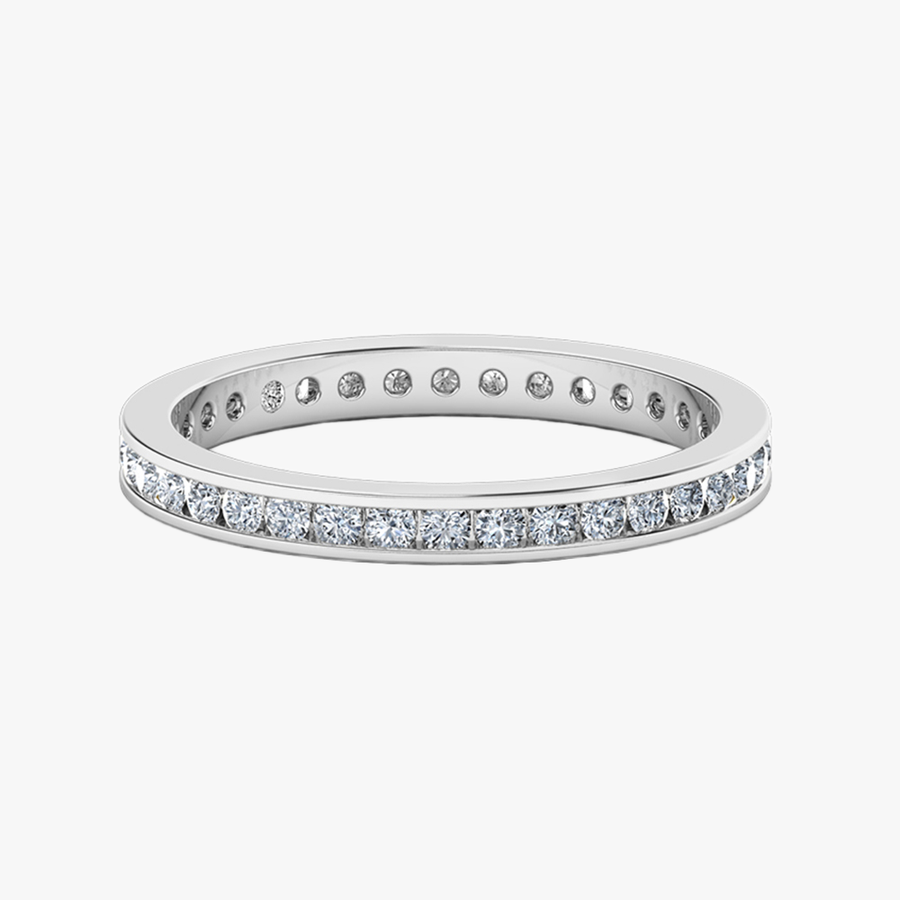 18K White Gold