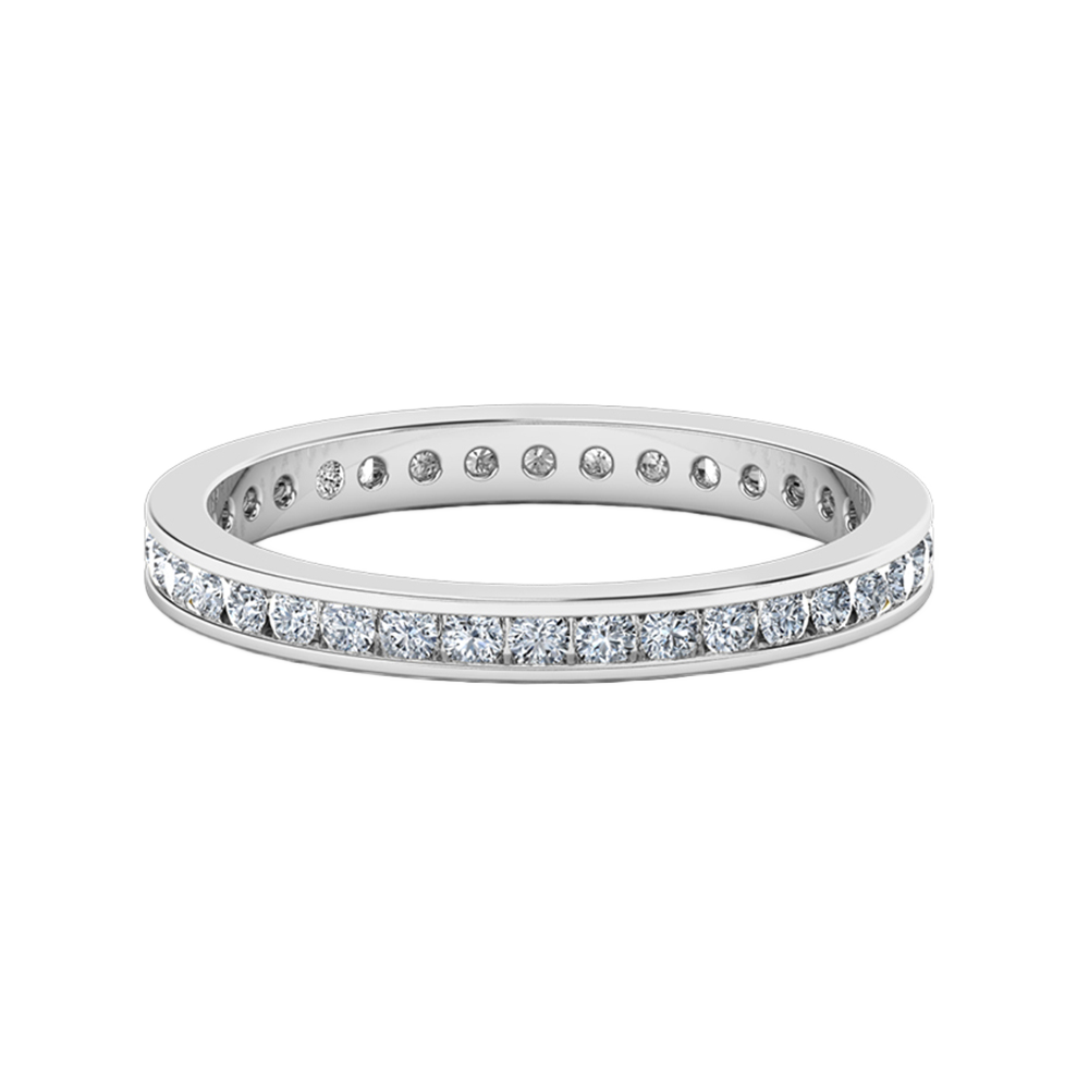 18K White Gold