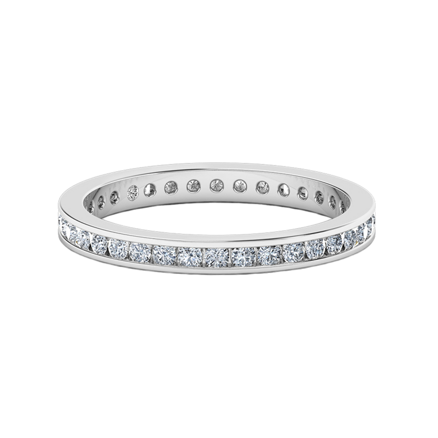 18K White Gold