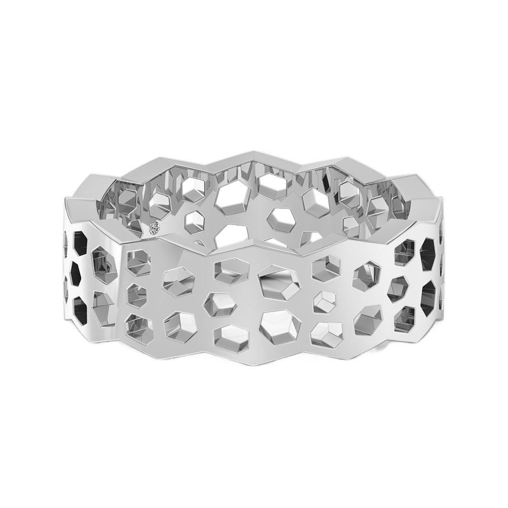 18K White Gold