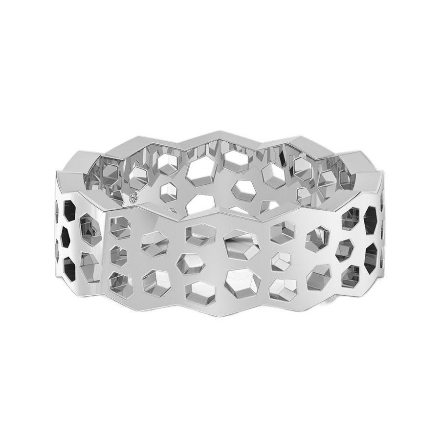 18K White Gold