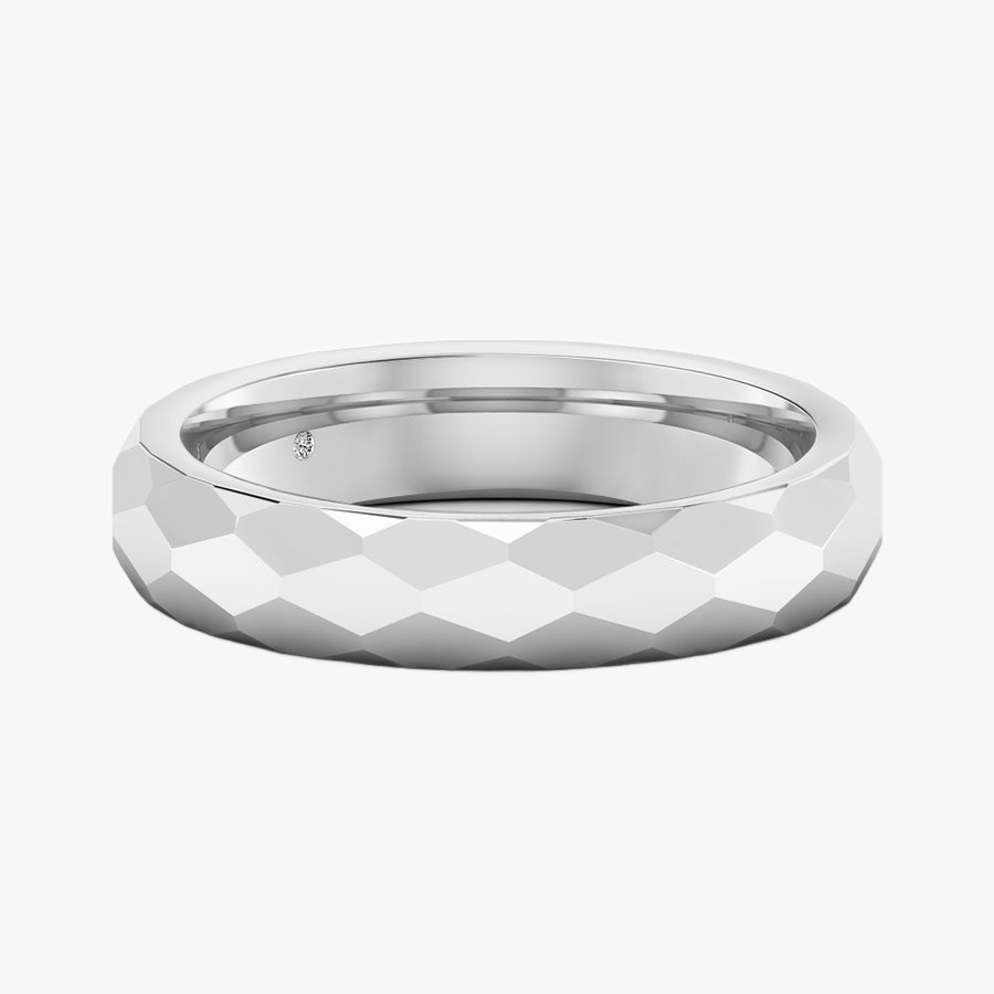 18K White Gold