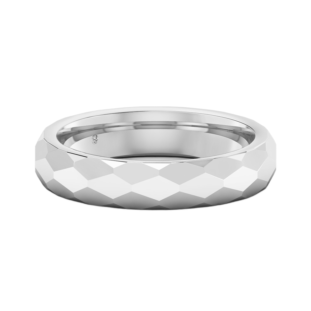 18K White Gold