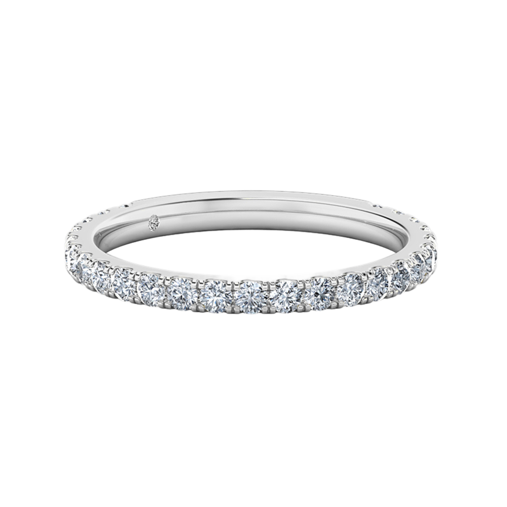 18K White Gold