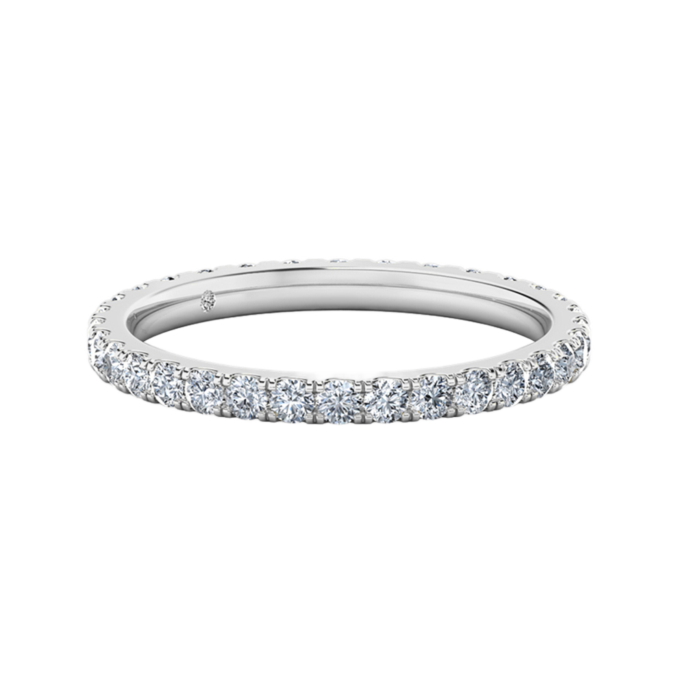 18K White Gold