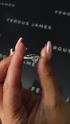 0.5 Carat Lab-Grown Diamond Band Engagement Ring - Heart Diamond