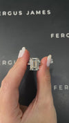 7 Carat Lab-Grown Solitaire Engagement Ring - Emerald Diamond