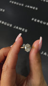1.5 Carat Lab-Grown Solitaire Engagement Ring - Oval Diamond