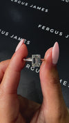 1.5 Carat Lab-Grown Solitaire Engagement Ring - Emerald Diamond