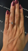 1 Carat Lab-Grown Solitaire Engagement Ring - Radiant Diamond