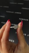 1.5 Carat Lab-Grown Diamond Band Engagement Ring - Round Diamond
