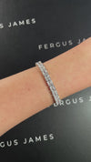 23 Carat Lab-Grown Asscher Diamond Tennis Bracelet