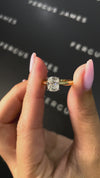 1.5 Carat Lab-Grown Solitaire Engagement Ring - Cushion Diamond
