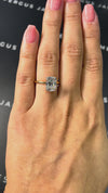 2.5 Carat Lab-Grown Solitaire Engagement Ring - Cushion Diamond
