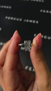 2 Carat Natural Solitaire Engagement Ring - Emerald Diamond