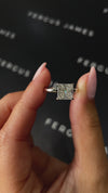 2.5 Carat Lab-Grown Solitaire Engagement Ring - Princess Diamond