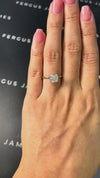 1.5 Carat Lab-Grown Solitaire Engagement Ring - Cushion Diamond