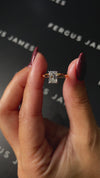 1 Carat Lab-Grown Solitaire Engagement Ring - Radiant Diamond