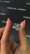 2.5 Carat Lab-Grown Trilogy Engagement Ring - Oval Diamond