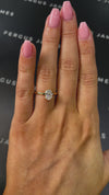 1 Carat Lab-Grown Solitaire Engagement Ring - Oval Diamond