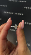0.5 Carat Natural Solitaire Engagement Ring - Marquise Diamond