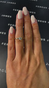 0.5 Carat Lab-Grown Solitaire Engagement Ring - Princess Diamond