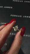 1.5 Carat Lab-Grown Diamond Band Engagement Ring - Marquise Diamond