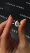 2 Carat Lab-Grown Solitaire Engagement Ring - Pear Diamond