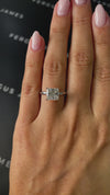 2.5 Carat Lab-Grown Solitaire Engagement Ring - Princess Diamond