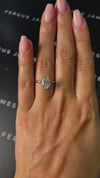 1.5 Carat Lab-Grown Solitaire Engagement Ring - Oval Diamond