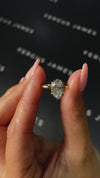 2 Carat Natural Solitaire Engagement Ring - Oval Diamond