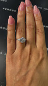 2.5 Carat Lab-Grown Diamond Band Engagement Ring - Round Diamond