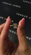 1.5 Carat Lab-Grown Solitaire Engagement Ring - Emerald Diamond