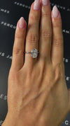 2.5 Carat Lab-Grown Solitaire Engagement Ring - Oval Diamond