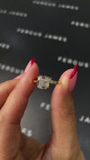 1.5 Carat Lab-Grown Solitaire Engagement Ring - Cushion Diamond