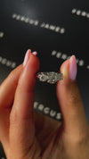 1.5 Carat Lab-Grown Trilogy Engagement Ring - Round Diamond