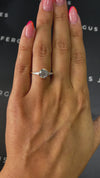 1.5 Carat Lab-Grown Trilogy Engagement Ring - Round Diamond