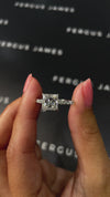2.5 Carat Lab-Grown Diamond Band Engagement Ring - Princess Diamond