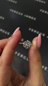 2 Carat Natural Solitaire Engagement Ring - Round Diamond
