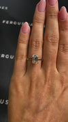 2 Carat Natural Solitaire Engagement Ring - Emerald Diamond