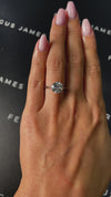 2.5 Carat Natural Solitaire Engagement Ring - Round Diamond
