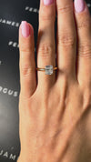 1.5 Carat Lab-Grown Solitaire Engagement Ring - Cushion Diamond