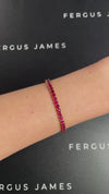 7 Carat Natural Ruby Tennis Bracelet