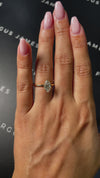 1 Carat Lab-Grown Solitaire Engagement Ring - Marquise Diamond