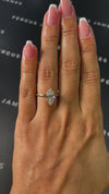 2 Carat Lab-Grown Solitaire Engagement Ring - Marquise Diamond in 18k Yellow Gold Setting